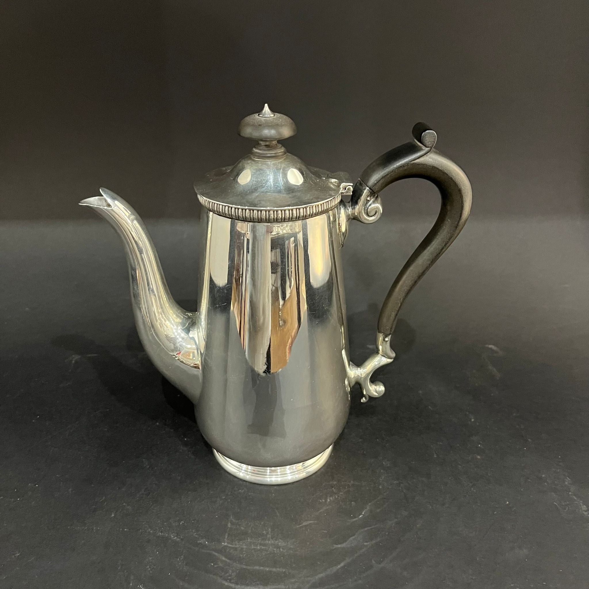 silver bachelor coffee pot