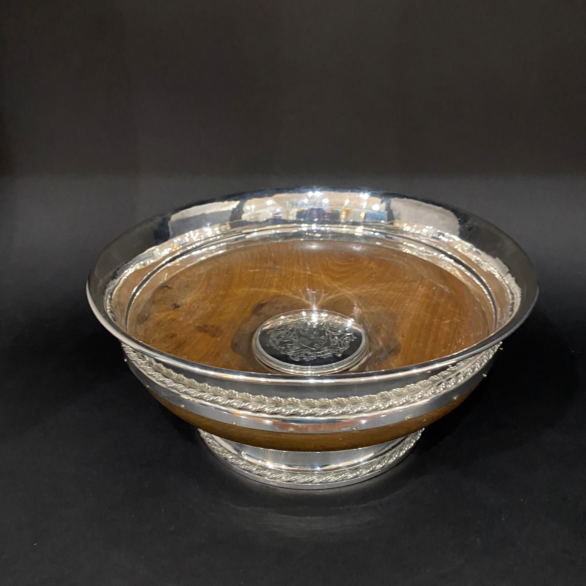 silver mazza bowl antique