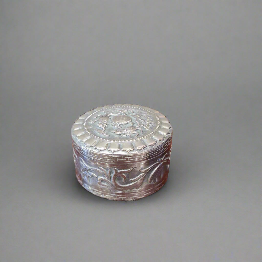 silver trinket box cambodia